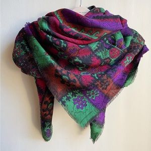 Colorful 90s scarf